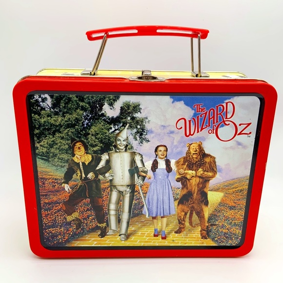 Vintage The Wizard of Oz Retro Tin/Metal Collectible Lunch Box 1998 - Picture 1 of 16